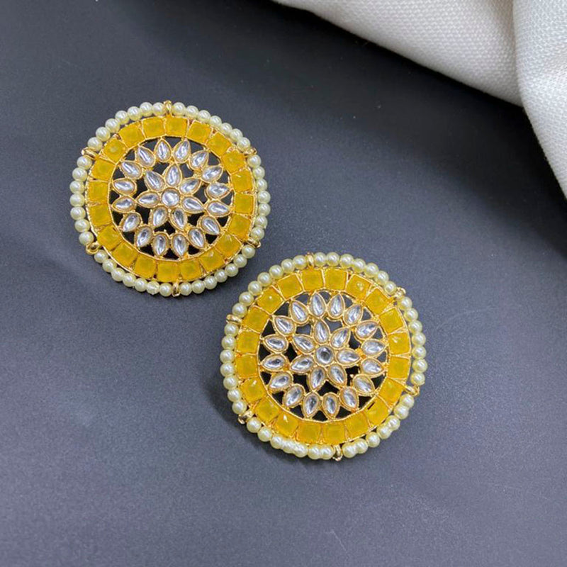 Buy SOHI Gold Plated Party Designer Stud For Women | Shoppers Stop